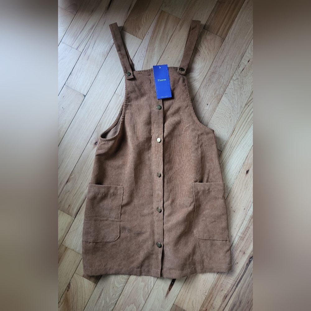 Corduroy Overall Dress